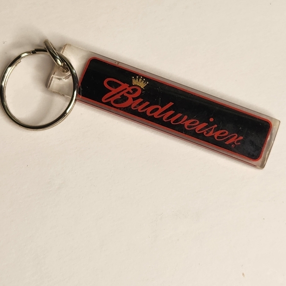 2/$30 Vintage Lot of Budweiser Bud Bud Light Ice Draft Beer Key Chains Keychains - Picture 7 of 9